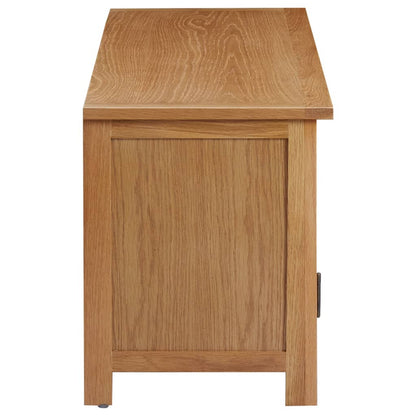 Tv Stolek 110 X 35 X 44 Cm Masivní Dubové Dřevo
