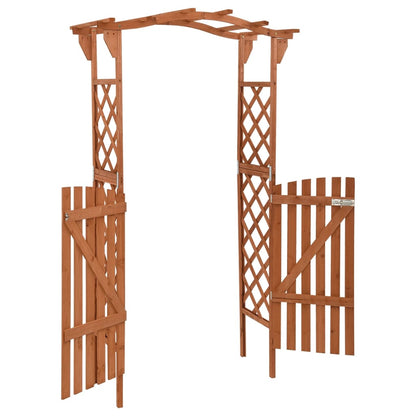 Pergola S Brankou 116 X 40 X 204 Cm Masivní Jedle