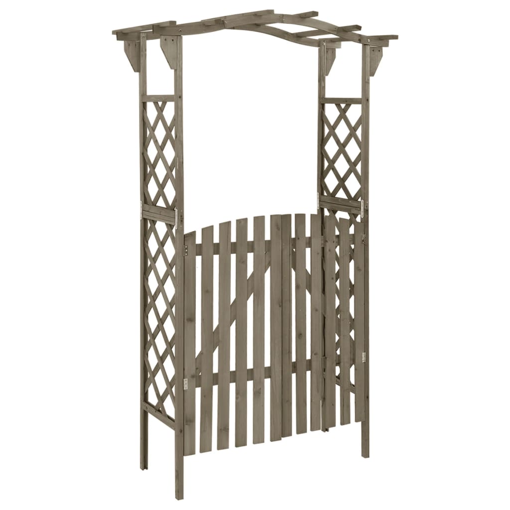 Pergola S Brankou 116 X 40 X 204 Cm Masivní Jedle