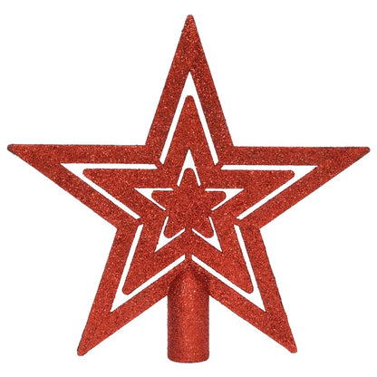 108Dílná Sada Vánočních Ozdob Červená A Bílá