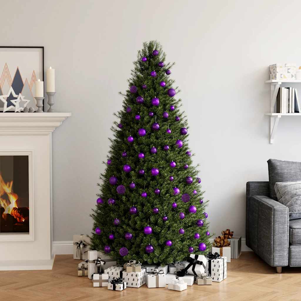 Vánoční Ozdoby 100 Ks Tyrkysové 3 / 4 / 6 Cm