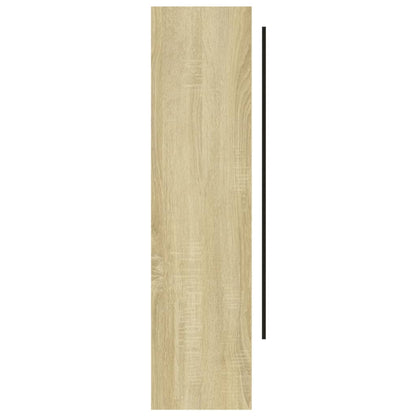 Koupelnová Skříňka Se Zrcadlem 80 X 15 X 60 Cm Mdf