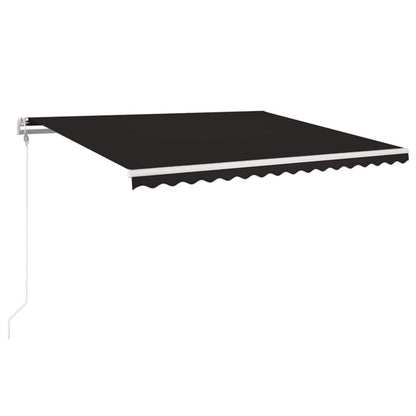 Automatická Markýza Led A Senzor Větru 400X350 Cm Antracitová