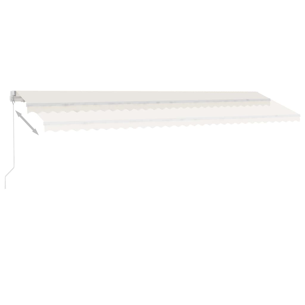Ručně Zatahovací Markýza S Led Světlem