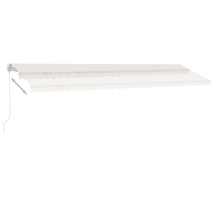 Ručně Zatahovací Markýza S Led Světlem