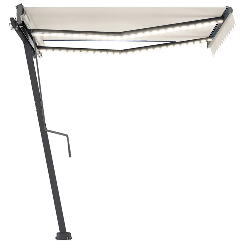 Ručně Zatahovací Markýza S Led Světlem