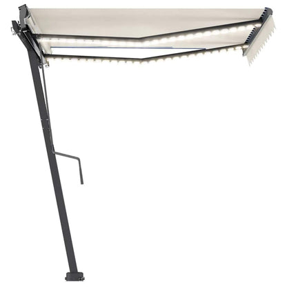 Ručně Zatahovací Markýza S Led Světlem