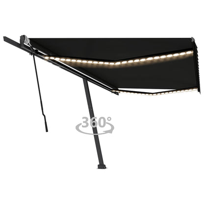 Ručně Zatahovací Markýza S Led Světlem