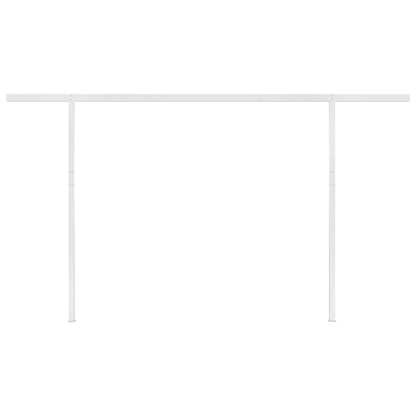 Ručně Zatahovací Markýza S Led Světlem 4 X 3,5 M