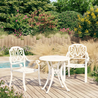 3Dílný Bistro Set Litý Hliník Bronzový