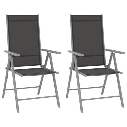 3Dílný Balkonový Set Hliník A Textilen Stříbrný
