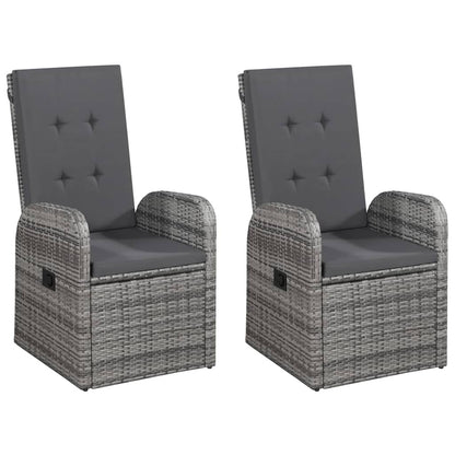 5Dílný Zahradní Jídelní Set Šedý