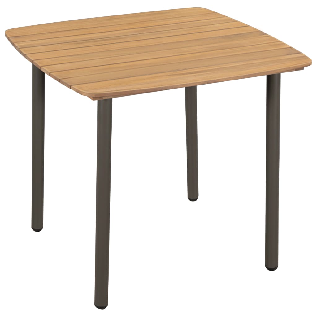 3Dílný Zahradní Jídelní Set Polyratan Šedý