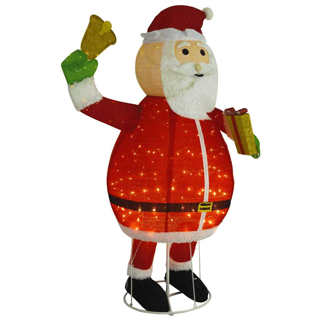 Dekorativní Vánoční Santa Claus S Led Luxusní Tkanina 180 Cm