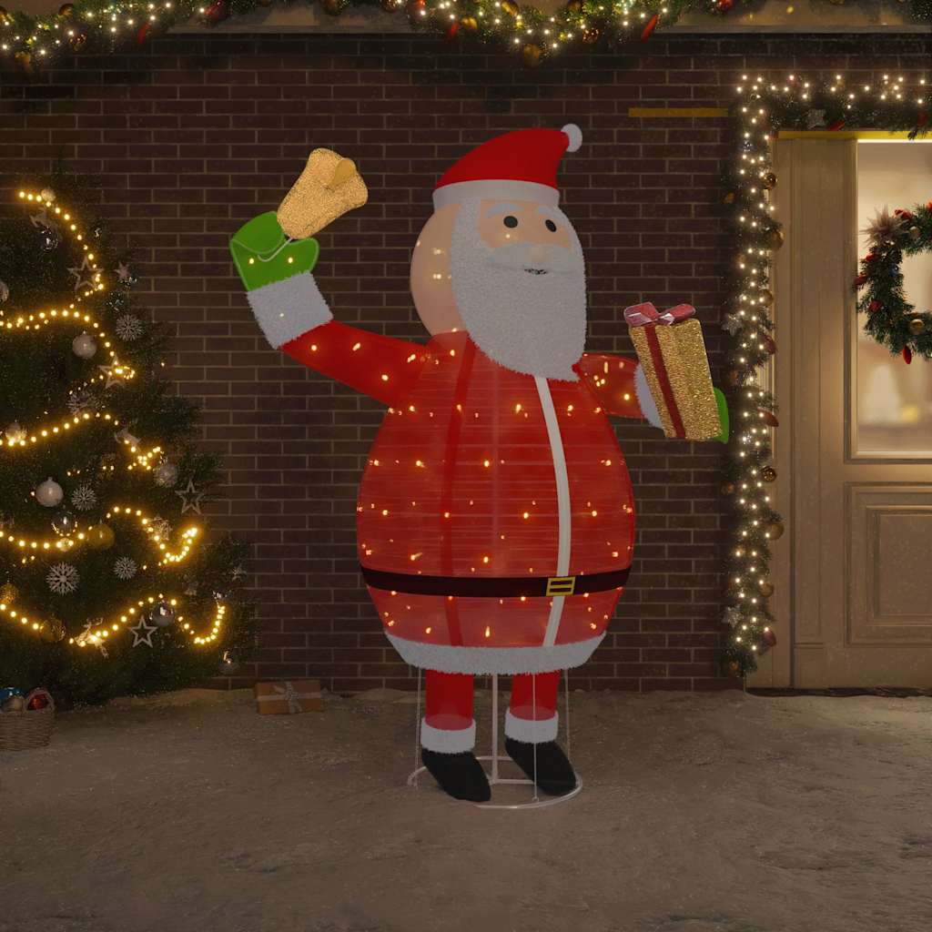 Dekorativní Vánoční Santa Claus S Led Luxusní Tkanina 180 Cm