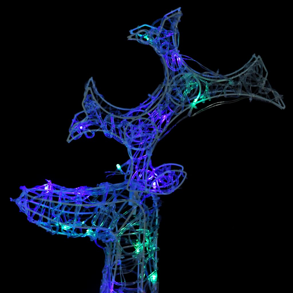 Sob Vánoční Dekorace 90 Led Diod Akryl Vícebarevný