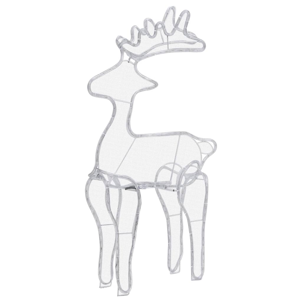 Sob Vánoční Dekorace S Výpletem 306 Led Diod 60 X 24 X 89 Cm