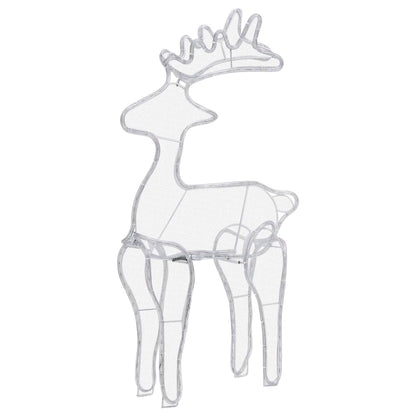 Sob Vánoční Dekorace S Výpletem 306 Led Diod 60 X 24 X 89 Cm