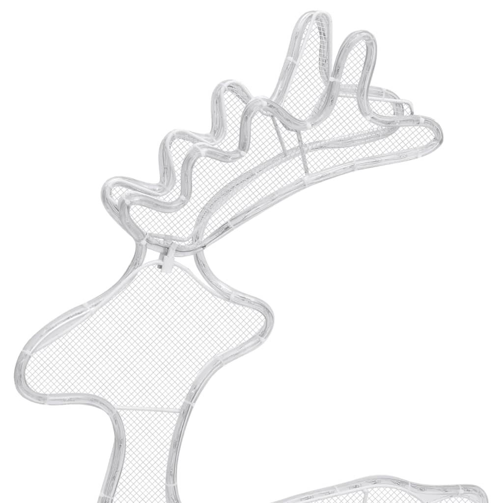 Sob Vánoční Dekorace S Výpletem 306 Led Diod 60 X 24 X 89 Cm