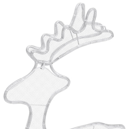 Sob Vánoční Dekorace S Výpletem 306 Led Diod 60 X 24 X 89 Cm