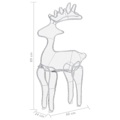 Sob Vánoční Dekorace S Výpletem 306 Led Diod 60 X 24 X 89 Cm