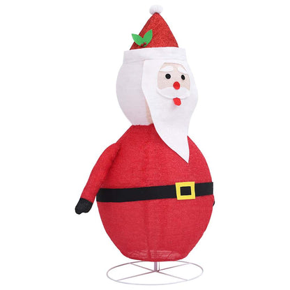 Dekorativní Vánoční Santa Claus S Led Luxusní Tkanina