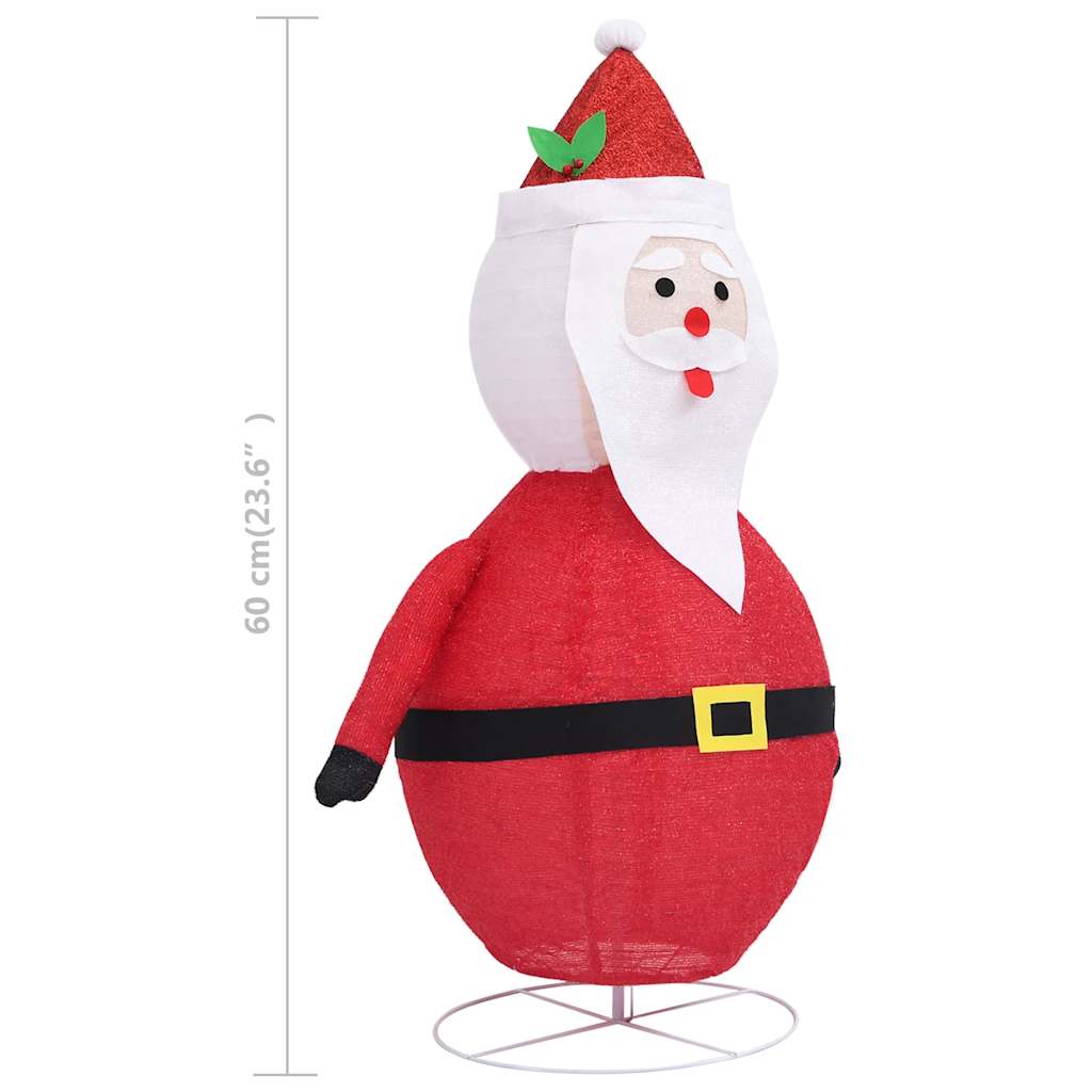 Dekorativní Vánoční Santa Claus S Led Luxusní Tkanina