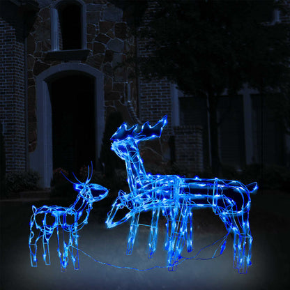 3Dílná Vánoční Světelná Dekorace Sobi 229 Led Diod
