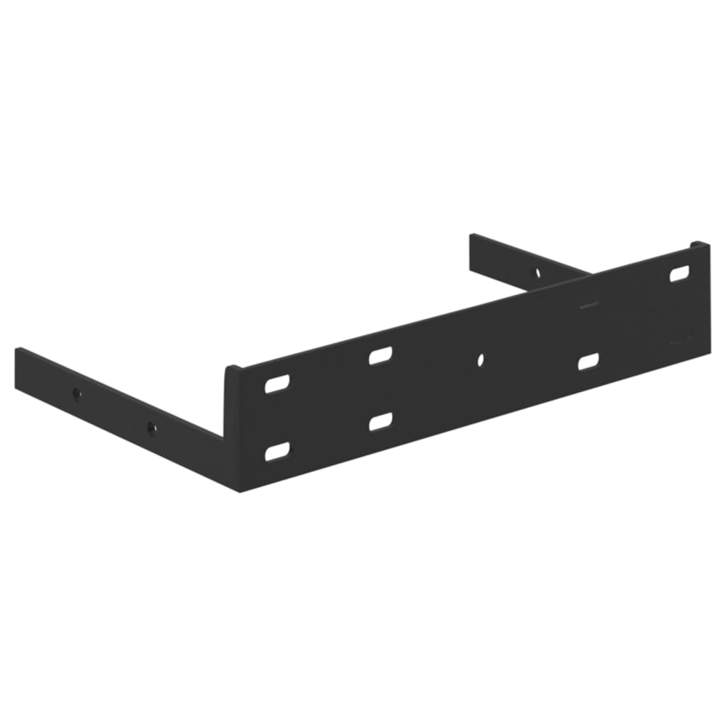 Plovoucí Nástěnné Police 4 Ks Dub A Bílé 23 X 23,5 X 3,8 Cm Mdf Dub A Bílá