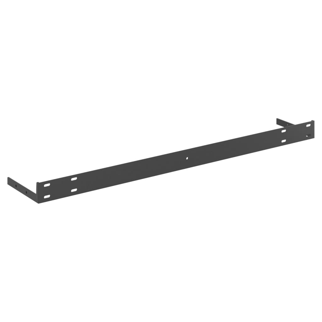 Plovoucí Nástěnné Police 2 Ks Dub A Bílé 80 X 23,5 X 3,8 Cm Mdf Dub A Bílá