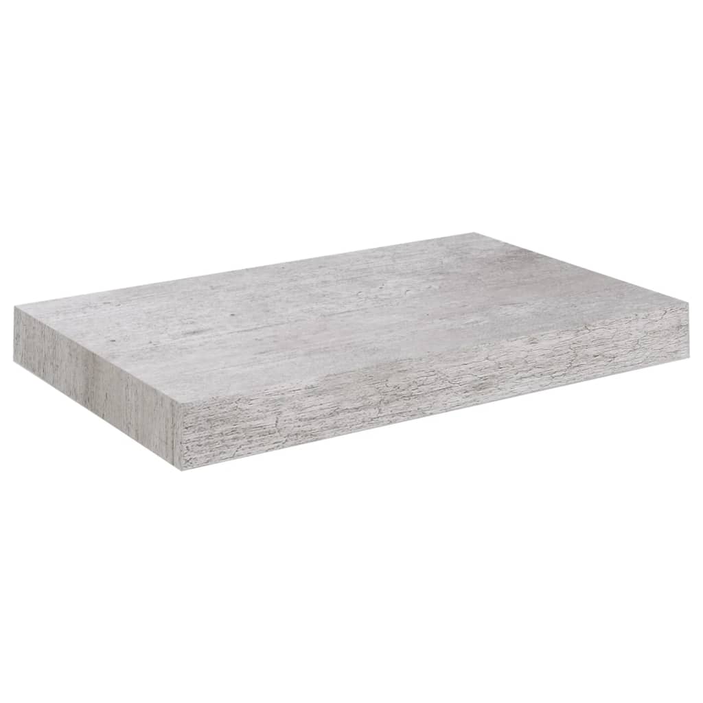 Plovoucí Nástěnná Police Betonově Šedá 23 X 23,5 X 3,8 Cm Mdf Betonová Šedá