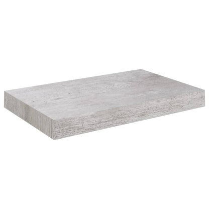Plovoucí Nástěnná Police Betonově Šedá 23 X 23,5 X 3,8 Cm Mdf Betonová Šedá