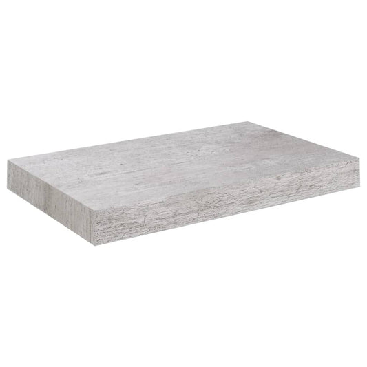 Plovoucí Nástěnná Police Betonově Šedá 23 X 23,5 X 3,8 Cm Mdf Betonová Šedá