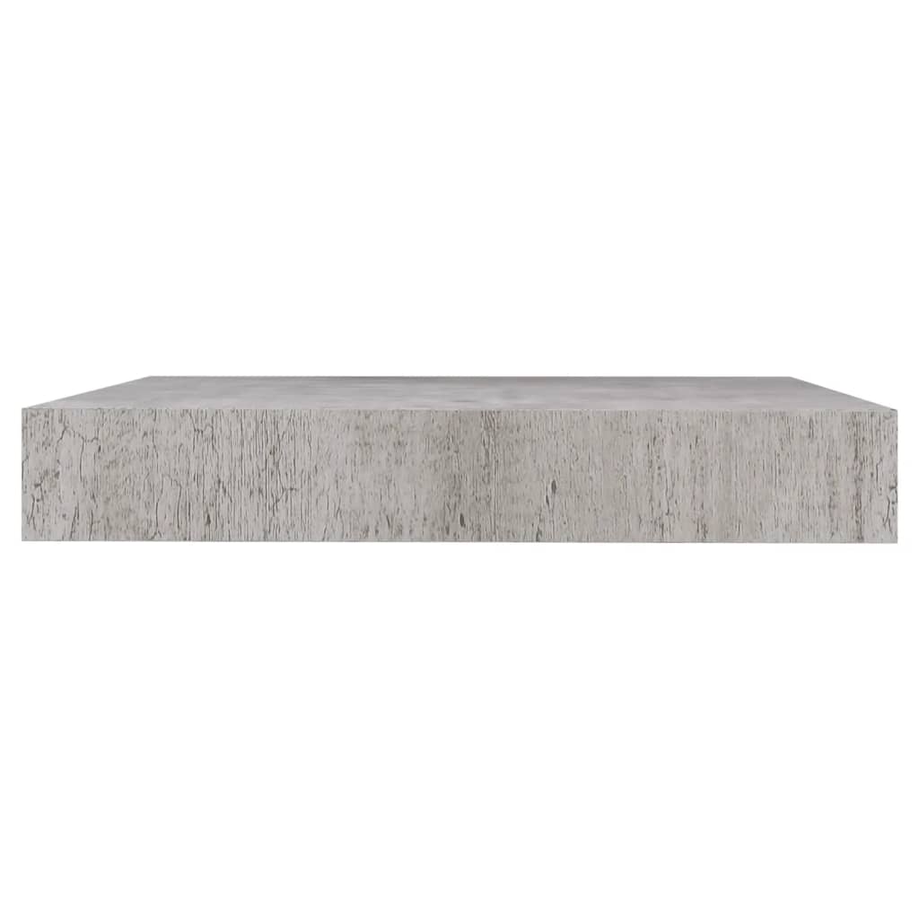 Plovoucí Nástěnná Police Betonově Šedá 23 X 23,5 X 3,8 Cm Mdf Betonová Šedá