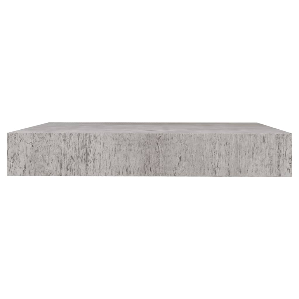 Plovoucí Nástěnné Police 4 Ks Betonově Šedé 23X23,5X3,8 Cm Mdf Betonová Šedá