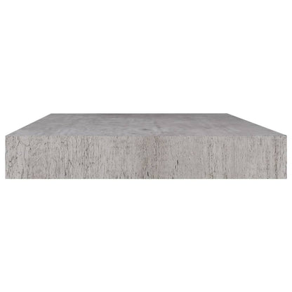 Plovoucí Nástěnná Police Betonově Šedá 40 X 23 X 3,8 Cm Mdf Betonová Šedá