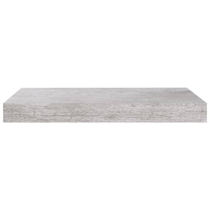 Plovoucí Nástěnné Police 4 Ks Betonově Šedé 40X23X3,8 Cm Mdf Betonová Šedá
