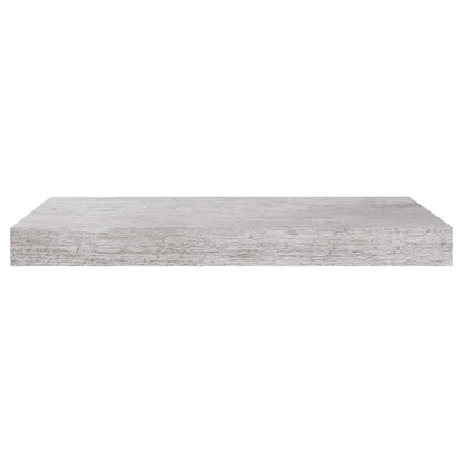 Plovoucí Nástěnná Police Betonově Šedá 50 X 23 X 3,8 Cm Mdf Betonová Šedá