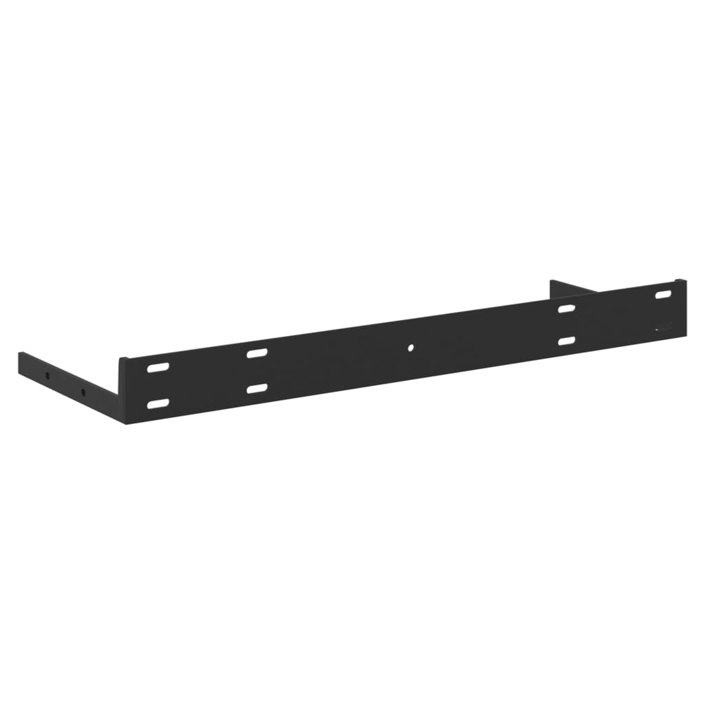 Plovoucí Nástěnné Police 2 Ks Betonově Šedé 50X23X3,8 Cm Mdf Betonová Šedá