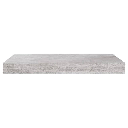 Plovoucí Nástěnné Police 4 Ks Betonově Šedé 50X23X3,8 Cm Mdf Betonová Šedá