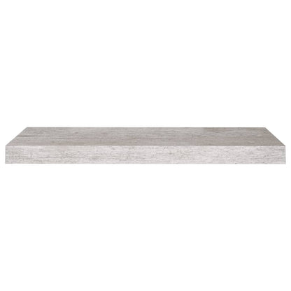 Plovoucí Nástěnná Police Betonově Šedá 60 X 23,5 X 3,8 Cm Mdf Betonová Šedá