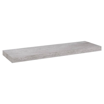 Plovoucí Nástěnná Police Betonově Šedá 80 X 23,5 X 3,8 Cm Mdf Betonová Šedá