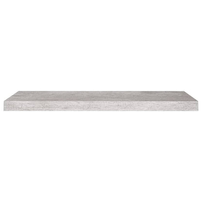 Plovoucí Nástěnná Police Betonově Šedá 80 X 23,5 X 3,8 Cm Mdf Betonová Šedá
