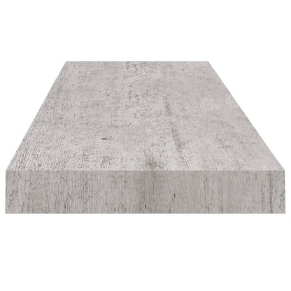 Plovoucí Nástěnná Police Betonově Šedá 80 X 23,5 X 3,8 Cm Mdf Betonová Šedá