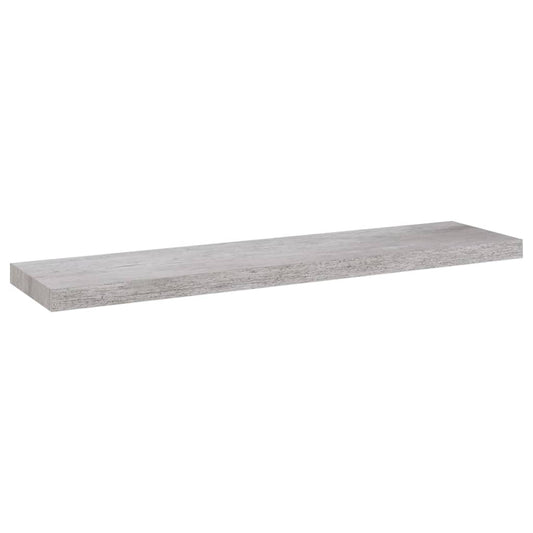 Plovoucí Nástěnná Police Betonově Šedá 90 X 23,5 X 3,8 Cm Mdf Betonová Šedá