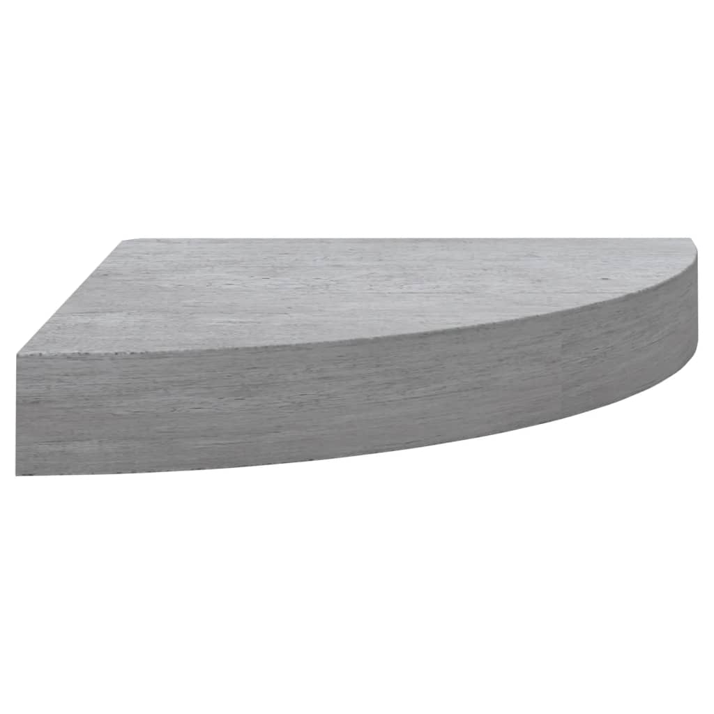 Nástěnné Rohové Police 4 Ks Betonově Šedé 25 X 25 X 3,8 Cm Mdf Betonová Šedá