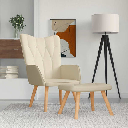 Relaxační Křeslo Se Stoličkou Textil
