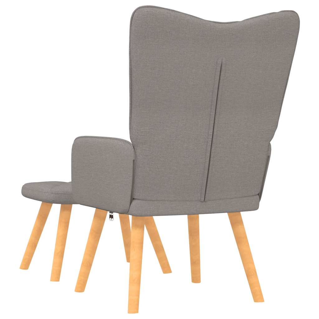 Relaxační Křeslo Se Stoličkou Textil