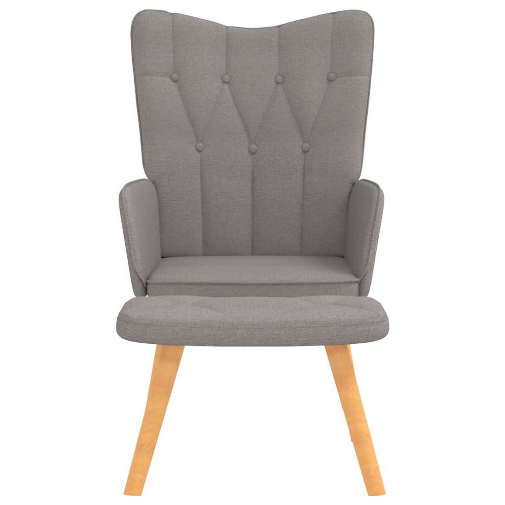 Relaxační Křeslo Se Stoličkou Textil