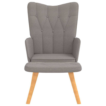 Relaxační Křeslo Se Stoličkou Textil
